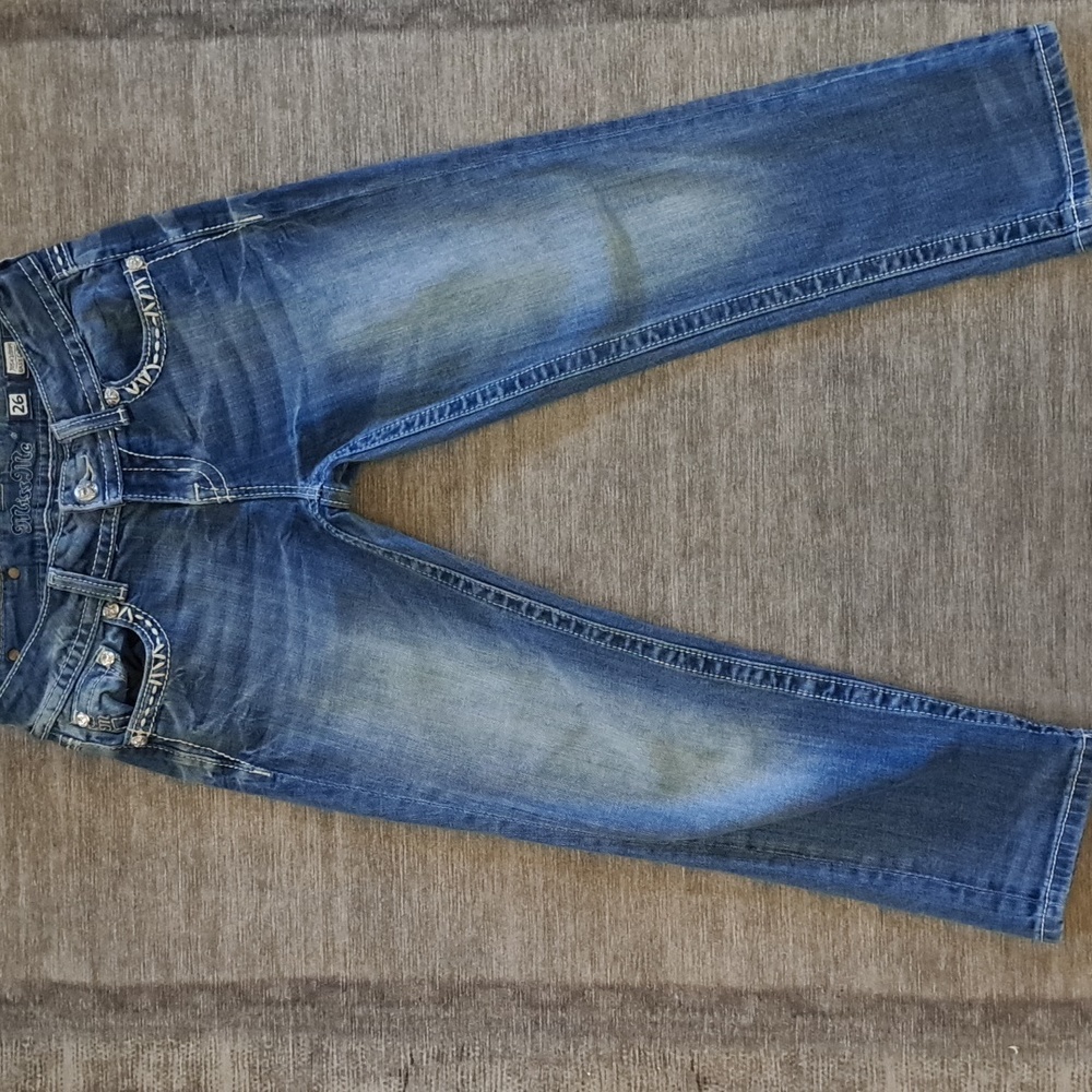 MISS ME Easy Capri Style # JE5428EP5 womens size 26x21